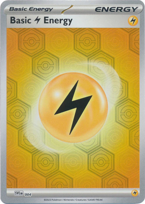 Basic Lightning Energy (Reverse Holo Common) - SVE004