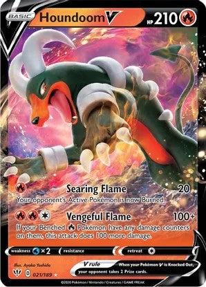 Houndoom V (Ultra Rare) - 021/189