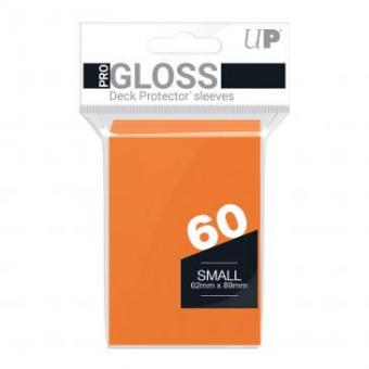 Ultra Pro Sleeves: PRO-Gloss Deck Protector: Japanese Size: Orange (60ct) (Sealed)