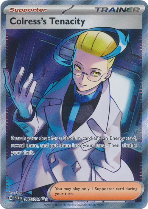 Colress's Tenacity (Full Art) (Ultra Rare) - 087/064