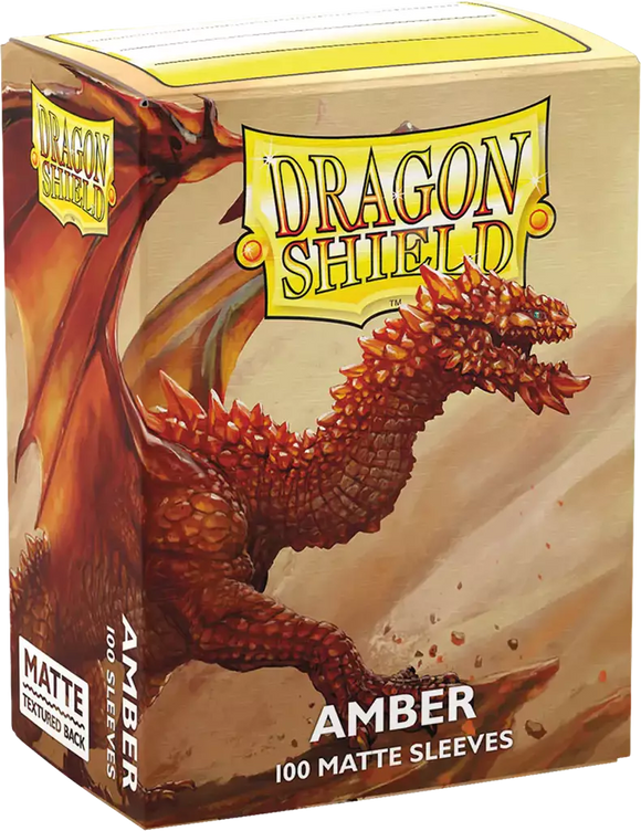 AT-11059 - Dragon Shield: Matte Sleeves - Amber (100) (Sealed)