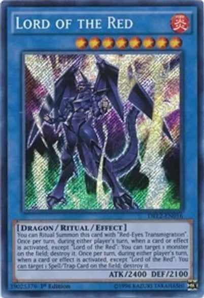 Lord of the Red (Secret Rare) - DRL2-EN016