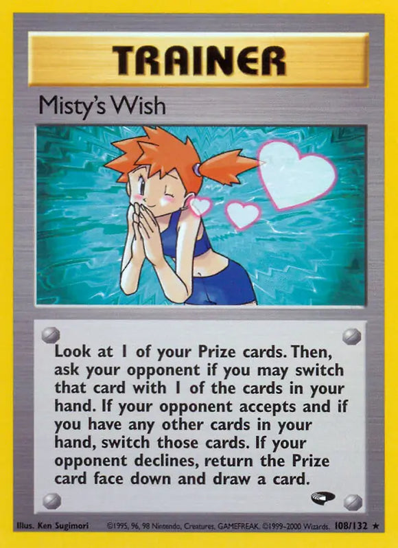 Misty's Wish (Rare) - 108/132 -  Unlimited