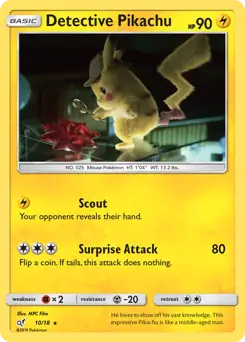 Detective Pikachu (Holo Rare) - 10/18