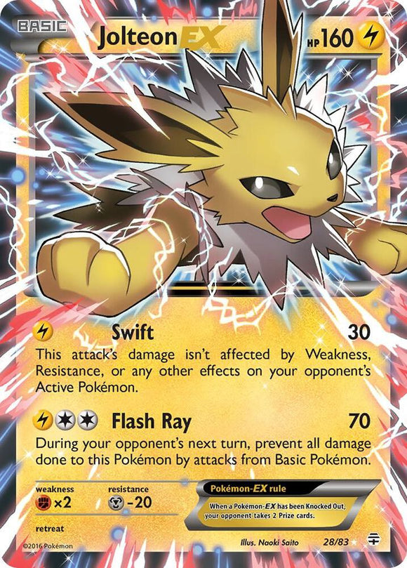 Jolteon ex (Ultra Rare) - 28/83