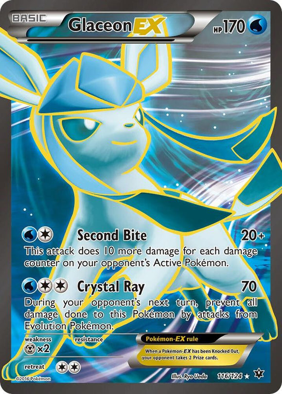 Glaceon ex (Full Art Ultra Rare) - 116/124