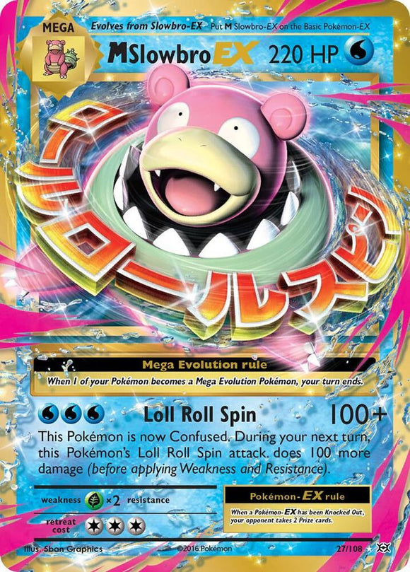 M Slowbro EX (Ultra Rare) - 27/108