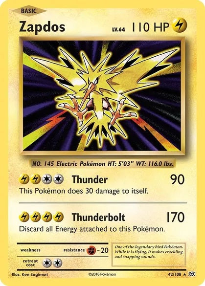 Zapdos (Holo Rare) - 42/108