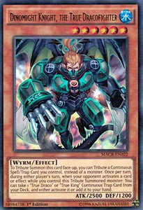 Dinomight Knight, the True Dracofighter (Ultra Rare) - MACR-EN022