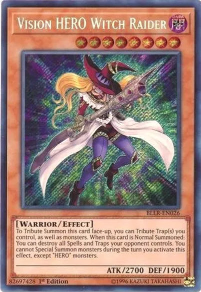Vision HERO Witch Raider (Secret Rare) - BLLR-EN026