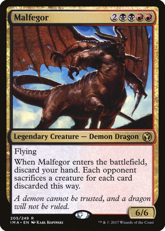 Malfegor (Rare) - 205/249