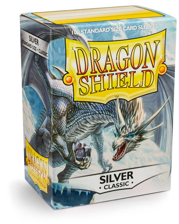 Dragon Shield: Sleeves - Classic Silver (100) (Sealed)