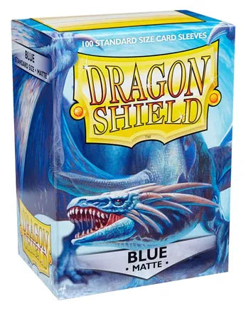 Dragon Shield: Matte Sleeves - Blue (100) (Sealed)