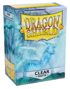 Dragon Shield: Matte Sleeves - Clear (100) (Sealed)