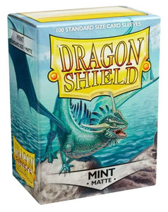 Dragon Shield: Matte Sleeves - Mint (100) (Sealed)