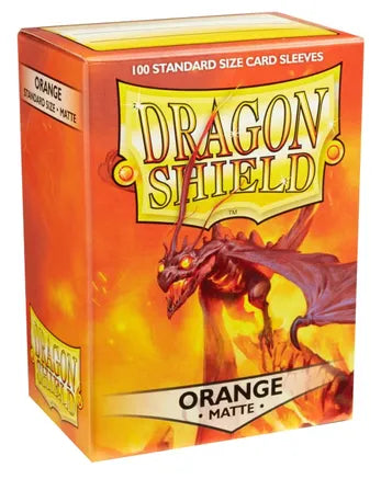 Dragon Shield: Matte Sleeves - Orange (100) (Sealed)