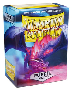 Dragon Shield: Matte Sleeves - Purple (100) (Sealed)