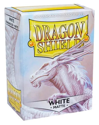 Dragon Shield: Matte Sleeves - White (100) (Sealed)