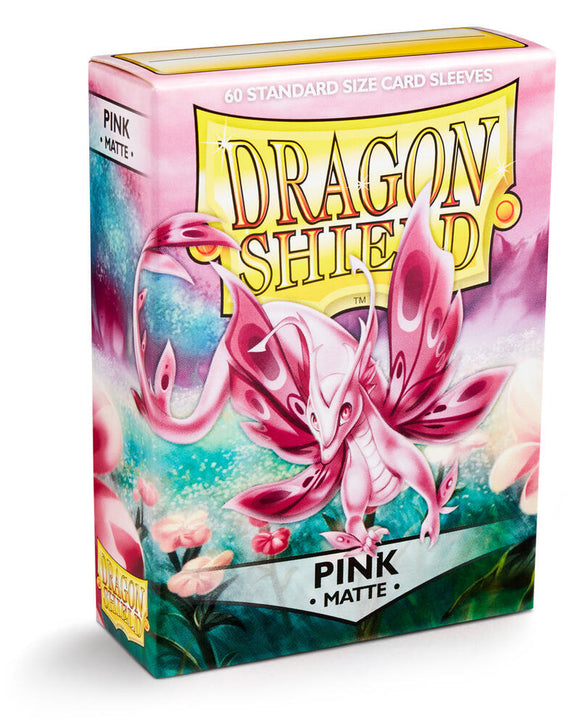 Dragon Shield: Sleeves - Matte: Pink (60) (Sealed)