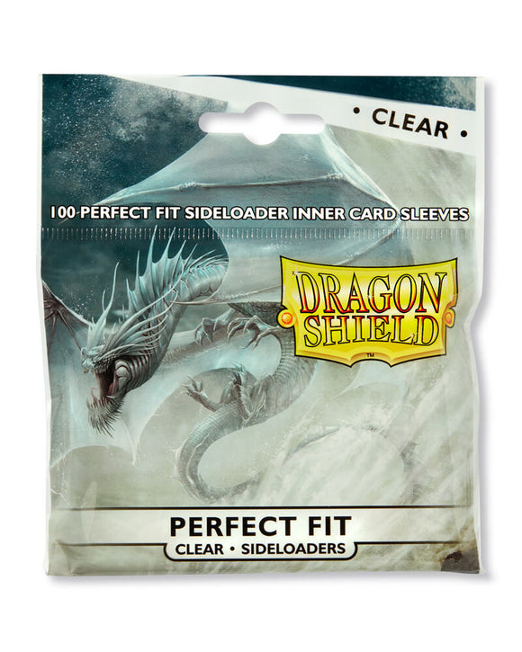 Dragon Shield: Perfect Fit: Sideloader Inner Sleeves - Clear (100) (Sealed)