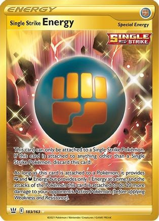 Single Strike Energy (Secret Rare) - 183/163