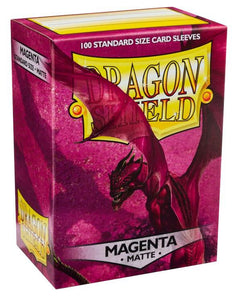 Dragon Shield: Matte Sleeves - Magenta (100) (Sealed)