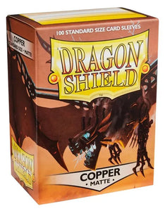 Dragon Shield: Matte Sleeves - Copper (100) (Sealed)