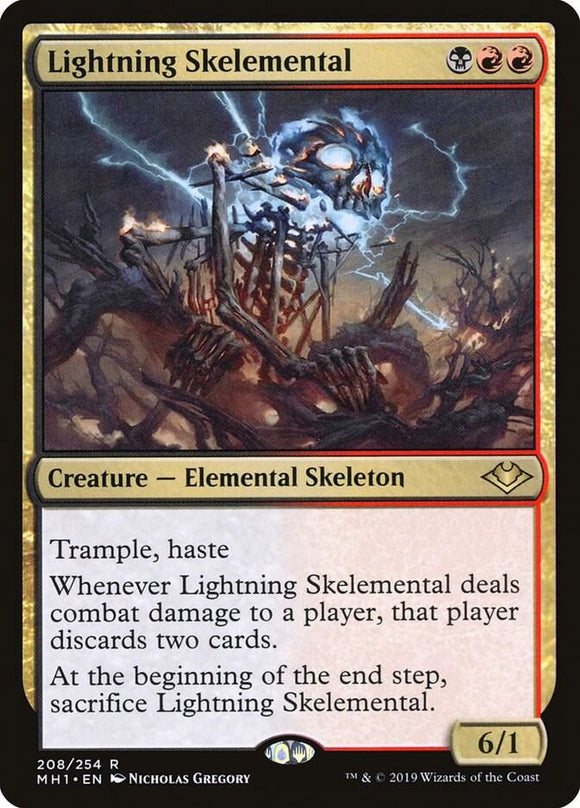 Lightning Skelemental (Rare) - 208/254