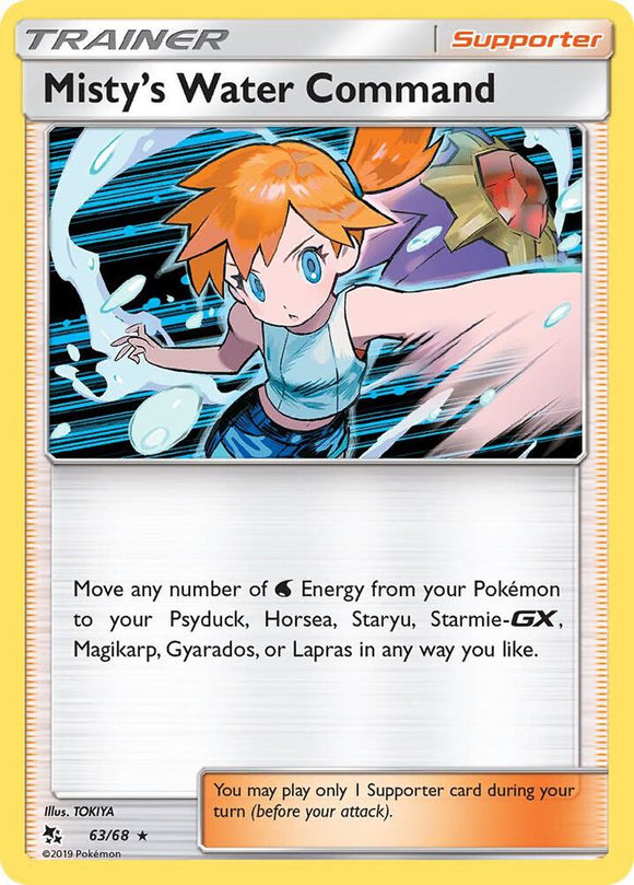 Misty's Water Command (Holo Rare) - 63/68