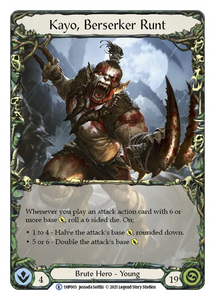 Kayo, Berserker Runt (Rare) - 1HP003