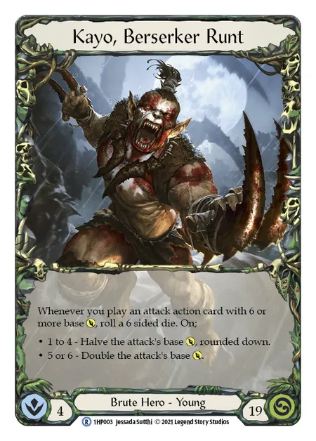 Kayo, Berserker Runt (Rare) - 1HP003