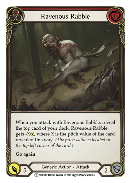 Ravenous Rabble (Red) - 1HP393