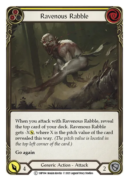 Ravenous Rabble (Yellow) - 1HP394