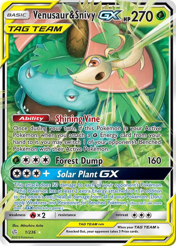 Venusaur & Snivy (Ultra Rare) - 1/236