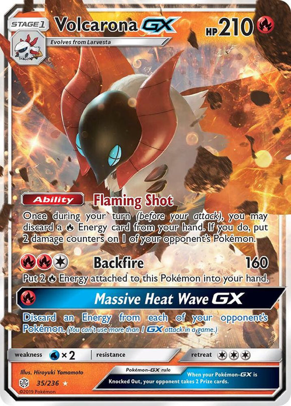 Volcarona GX (Ultra Rare) - 35/236