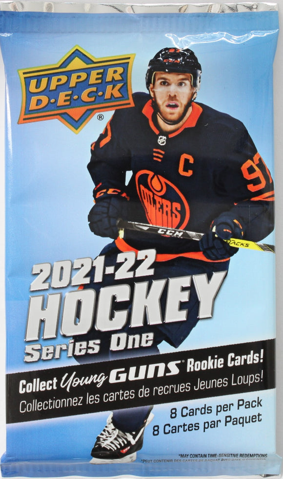2021-22 - Upper Deck - Hockey Series 1 Pack (Sealed)