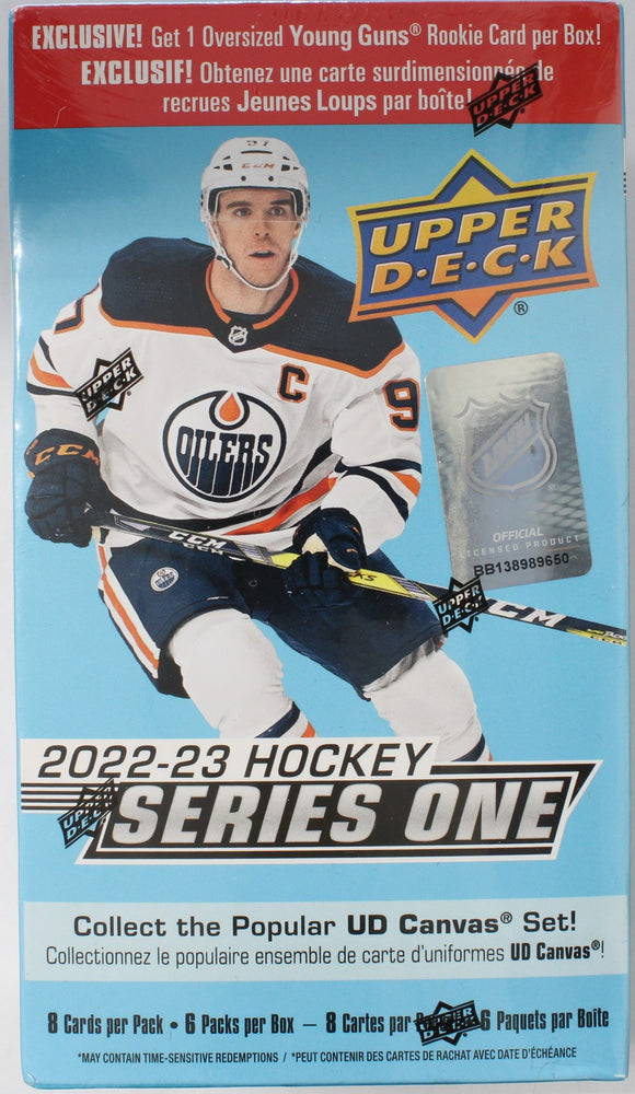 2022-23 - Upper Deck - Hockey Series 1 Exclusive Oversized Blaster Box (Sealed)