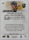 2022-23 - Upper Deck Series 1 - Kaedan Korczak - (Base) #218