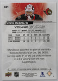 2022-23 - Upper Deck Series 2 - Kevin Mandolese - (Base) #481