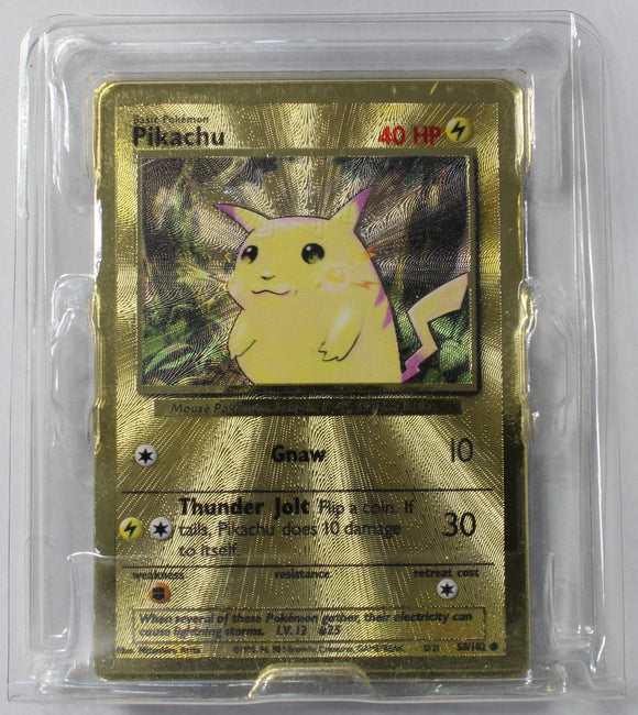 Pikachu - 58/102 (Celebrations Metal Card)