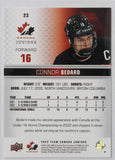 2022-23 - Connor Bedard U18 - Upper Deck Team Canada Juniors - #23
