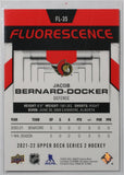 2021-2022 - Jacob Bernard-Docker - Upper Deck Fluorescence Red - #FL35