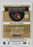 2021-2022 - Shane Pinto - Upper Deck Portraits - #P53