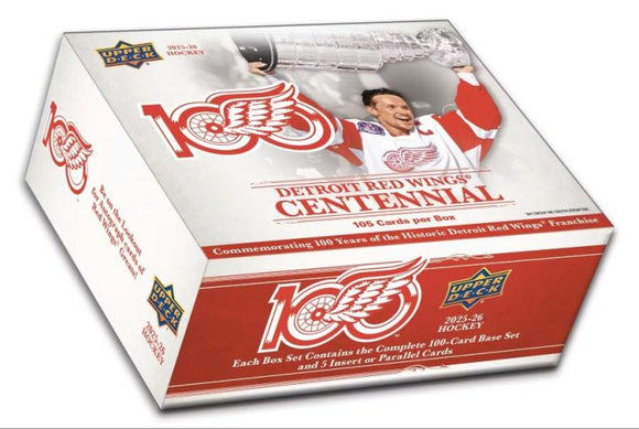 2025-26 Upper Deck Detroit Red Wings Centennial Box Set (Sealed)