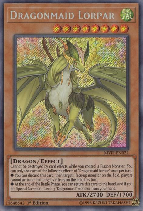 Dragonmaid Lorpar (Secret Rare) - MYFI-EN021
