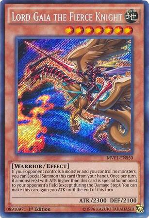 Lord Gaia The Fierce Knight (Secret Rare) - MVP1-ENS50