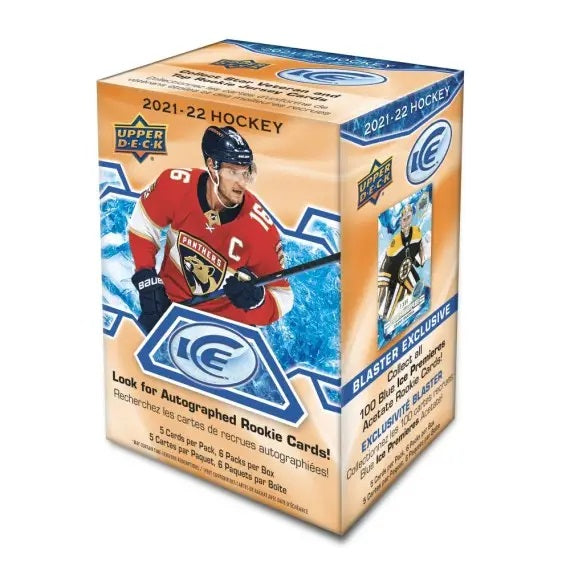 2021-22 Upper Deck NHL Ice Hockey Trading Card Blaster (Sealed)