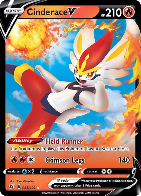 Cinderace V (Ultra Rare) - 035/192