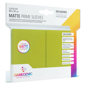 Gamegenic: Matte Prime Sleeves - Lime (100) (Sealed)