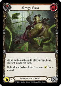 Savage Feast (Red) (Rare) - WTR014 - Unlimited